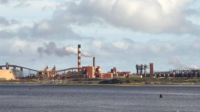 <p>The Aughinish alumina plant on the Shannon Estuary, Co Limerick. Regarding possible sanctions, enterprise minister Peter Burke said 'there are no easy answers to this.' File picture: Dan Linehan</p>