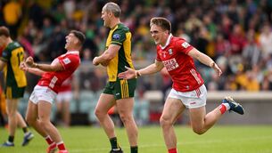 <p>JOY UNMATCHED: Tommy Walsh of Cork celebrates. Pic: Ramsey Cardy/Sportsfile</p>