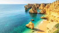 A,View,Of,A,Praia,Da,Rocha,In,Portimao,,Algarve