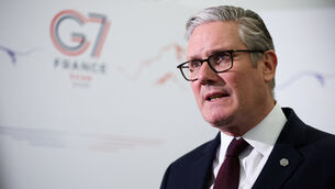 <p>British prime minister Keir Starmer on the sidelines of the G7 summit in Evian, France. Picture: Zoe Linkson.</p>