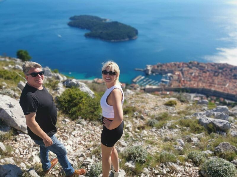 Father-daughter comedy duo Pat and Faye Shortt in Dubrovnik, Croatia Father-daughter comedy duo Pat and Faye Shortt in Dubrovnik, Croatia