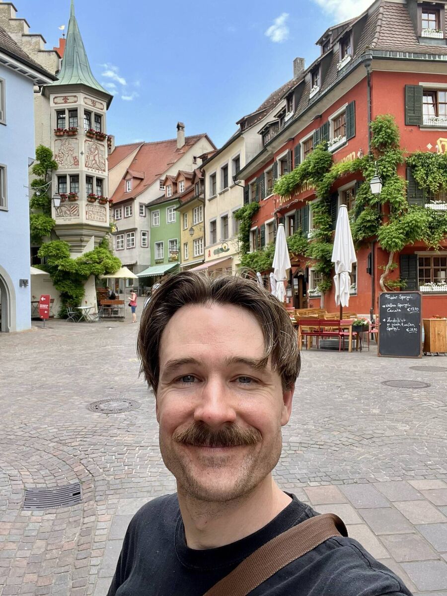 Laurence Falconer in rural southern Germany