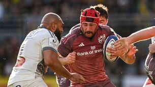 <p>Munster beat La Rochelle in the 2024/25 Champions Cup round of 16. Pic: Ramsey Cardy/Sportsfile</p> <p>Munster beat La Rochelle in the 2024/25 Champions Cup round of 16. Pic: Ramsey Cardy/Sportsfile</p>