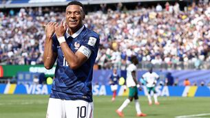 <p>France's Kylian Mbappe celebrates after scoring his first goal against Senegal on Tuesday. Certain Cork residents will be glad they can support him and his country in the World Cup, according to our columnist, anyway. Photo: Charly Triballeau/AFP via Getty Images</p> <p>France's Kylian Mbappe celebrates after scoring his first goal against Senegal on Tuesday. Certain Cork residents will be glad they can support him and his country in the World Cup, according to our columnist, anyway. Photo: Charly Triballeau/AFP via Getty Images</p>