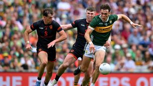 <p>David Clifford of Kerry is fouled by Tiernan Kelly of Armagh. Pic: Shauna Clinton/Sportsfile</p> <p>David Clifford of Kerry is fouled by Tiernan Kelly of Armagh. Pic: Shauna Clinton/Sportsfile</p>