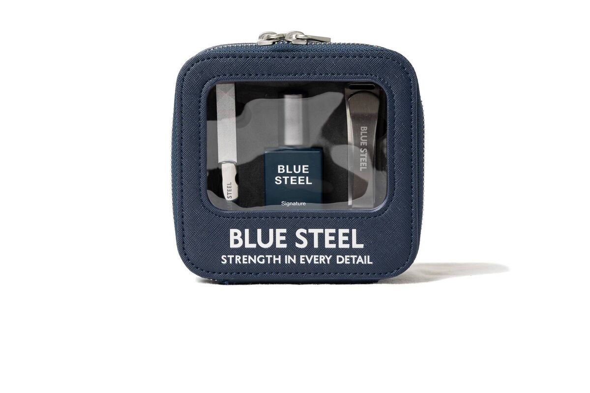 The Blue Steel male-focused nail grooming kit The Blue Steel male-focused nail grooming kit