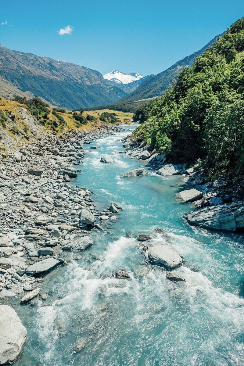Mount Aspiring National Park in New Zealand Mount Aspiring National Park in New Zealand