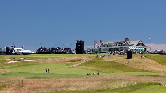 <p>NINE LIVES:Looking up the ninth hole on the eve of the US Open at Shinnecock Hills Golf Club on Long Island, New York. Pic: Warren Little/Getty Images</p>