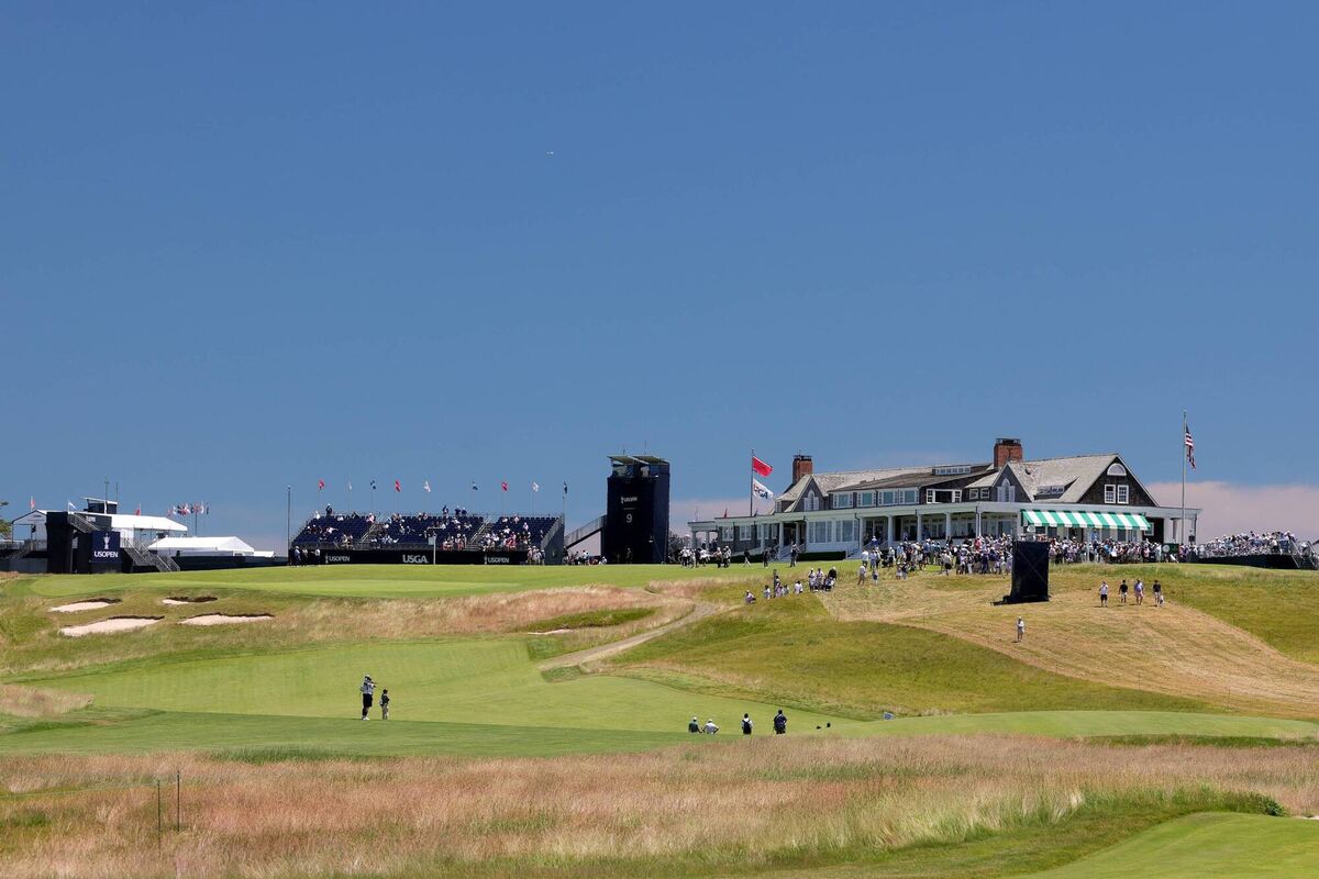 Looking up the ninth hole on the eve of the US Open at Shinnecock Hills Golf Club on Long Island, New York. Pic: Warren Little/Getty Images Looking up the ninth hole on the eve of the US Open at Shinnecock Hills Golf Club on Long Island, New York. Pic: Warren Little/Getty Images