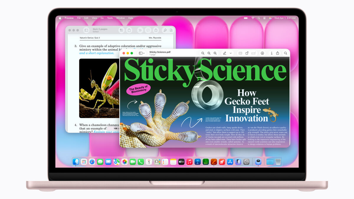 Despite only 8GB of RAM, the MacBook Neo is more than capable of everything from editing videos to multitasking between apps. Picture: Apple Despite only 8GB of RAM, the MacBook Neo is more than capable of everything from editing videos to multitasking between apps. Picture: Apple