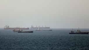 <p>Tankers and cargo vessels are seen in the Gulf of Oman, along shipping routes linking the Strait of Hormuz and the Arabian Sea, Tuesday, June 16, 2026. (AP Photo)</p> <p>Tankers and cargo vessels are seen in the Gulf of Oman, along shipping routes linking the Strait of Hormuz and the Arabian Sea, Tuesday, June 16, 2026. (AP Photo)</p>