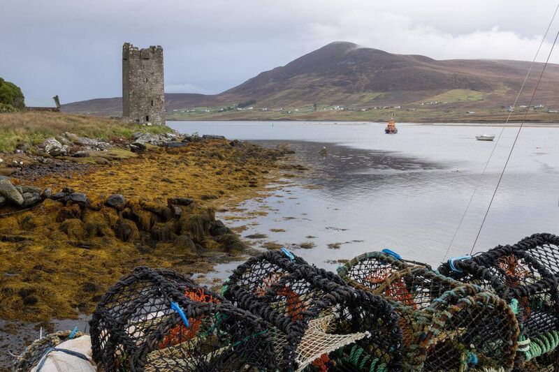 Kildavnet Castle, Achill Island, Co Mayo Kildavnet Castle, Achill Island, Co Mayo