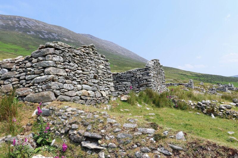 Deserted village, Achill Island, Co. Mayo Deserted village, Achill Island, Co. Mayo