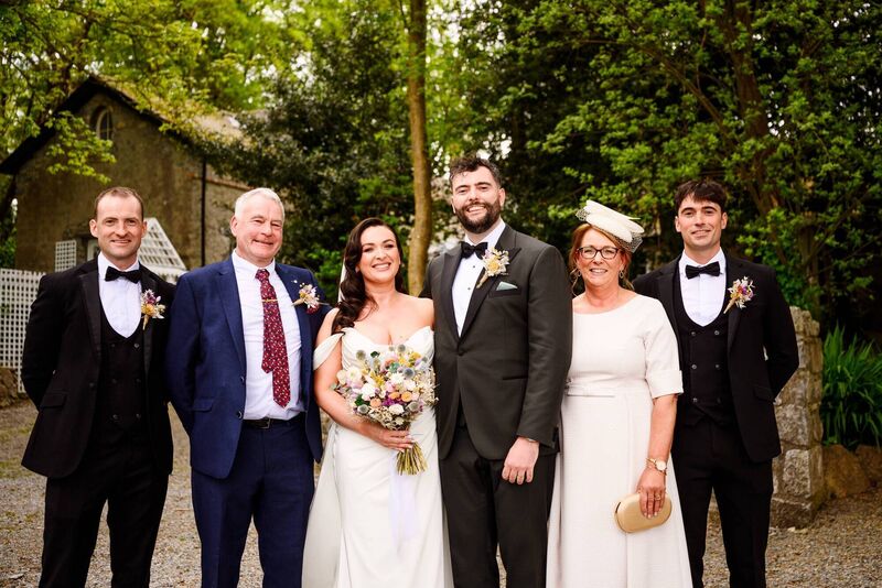 Niamh Brennan and Eoin English with Majella Neligan, Stephen Brennan and Liam and Tomás English. Pictures: Asepct Photography Niamh Brennan and Eoin English with Majella Neligan, Stephen Brennan and Liam and Tomás English. Pictures: Asepct Photography
