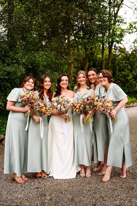 Niamh Brennan with Orla Carrigan, Josipa Katovic, Maggie MacBean, and Claire and Ciara Brennan. Niamh Brennan with Orla Carrigan, Josipa Katovic, Maggie MacBean, and Claire and Ciara Brennan.