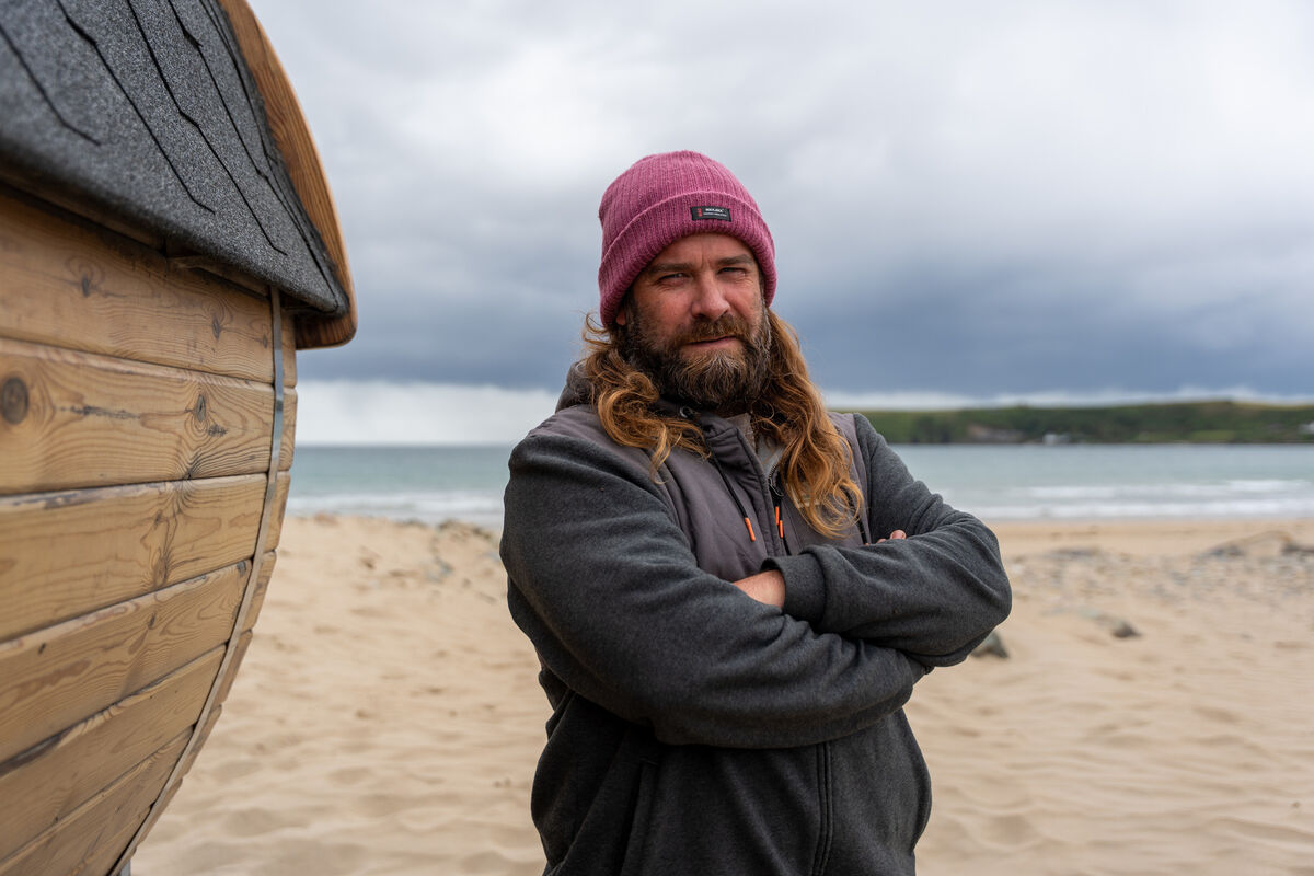 Donie McAuliffe who operates a mobile sauna on Red Strand will have to pay almost €10,000 a year to operate his saunas across seven remote West Cork locations if the levy comes into effect. Picture: Noel Sweeney Donie McAuliffe who operates a mobile sauna on Red Strand will have to pay almost €10,000 a year to operate his saunas across seven remote West Cork locations if the levy comes into effect. Picture: Noel Sweeney