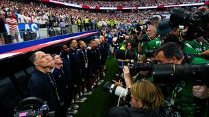 <p>Thomas Tuchel has complained he could not see his players singing the national anthem because of a scrum of photographers blocking his view and has urged FIFA to intervene.</p> <p>Thomas Tuchel has complained he could not see his players singing the national anthem because of a scrum of photographers blocking his view and has urged FIFA to intervene.</p>