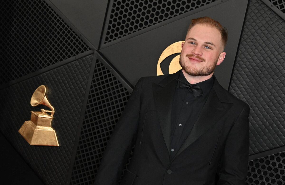 Zach Bryan at the Grammy Awards in Los Angeles in 2024. Photo: Robyn BECK / AFP via Getty Images