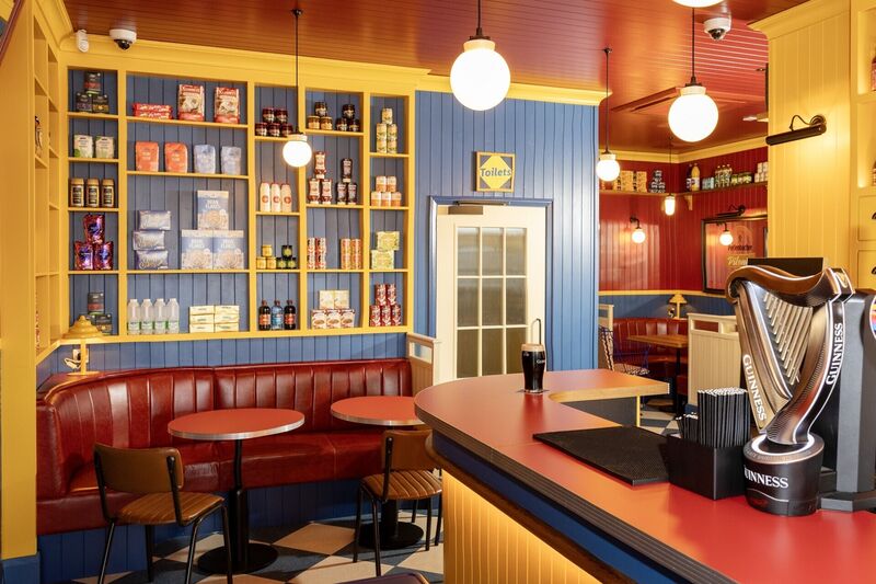 The pub's wine list has been chosen by Lidl's master of wine Richard Bampfield, and the spirits and liqueurs include Lidl's own-brand Dundalgan whiskey and Wild Burrow Gin. Photo: Lidl/PA