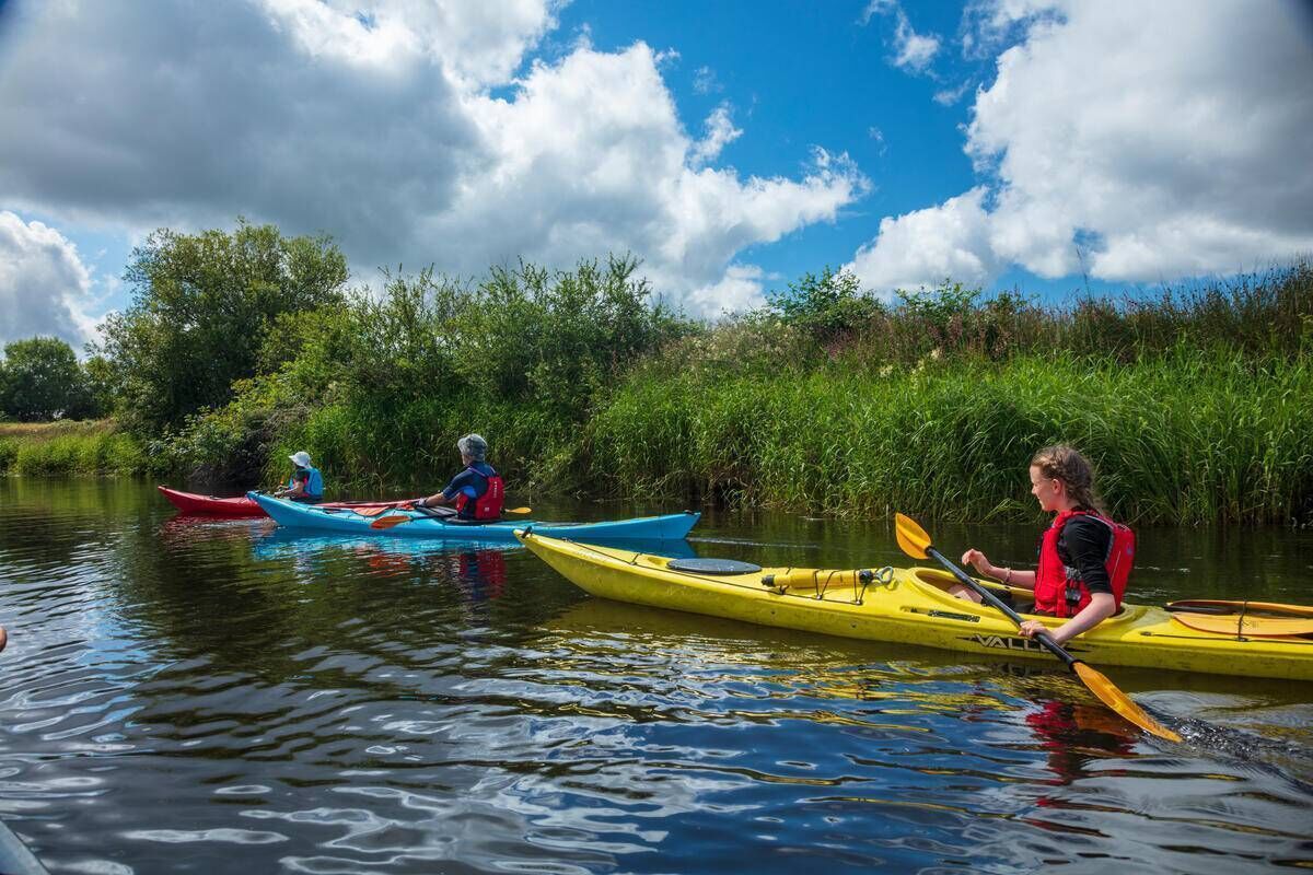 Kayaking on the Shannon Blueway, Drumshanbo, Co Leitrim, Kayaking on the Shannon Blueway, Drumshanbo, Co Leitrim,