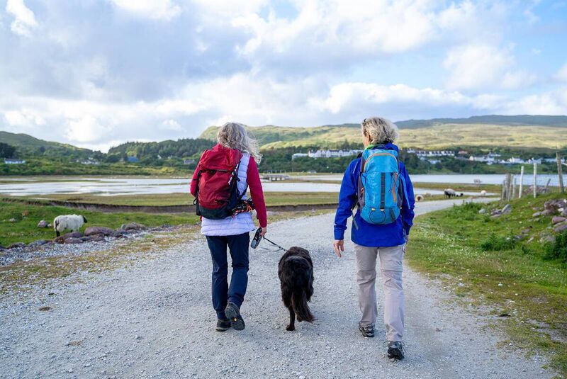 Mulranny Beach on the Great Western Greenway. 