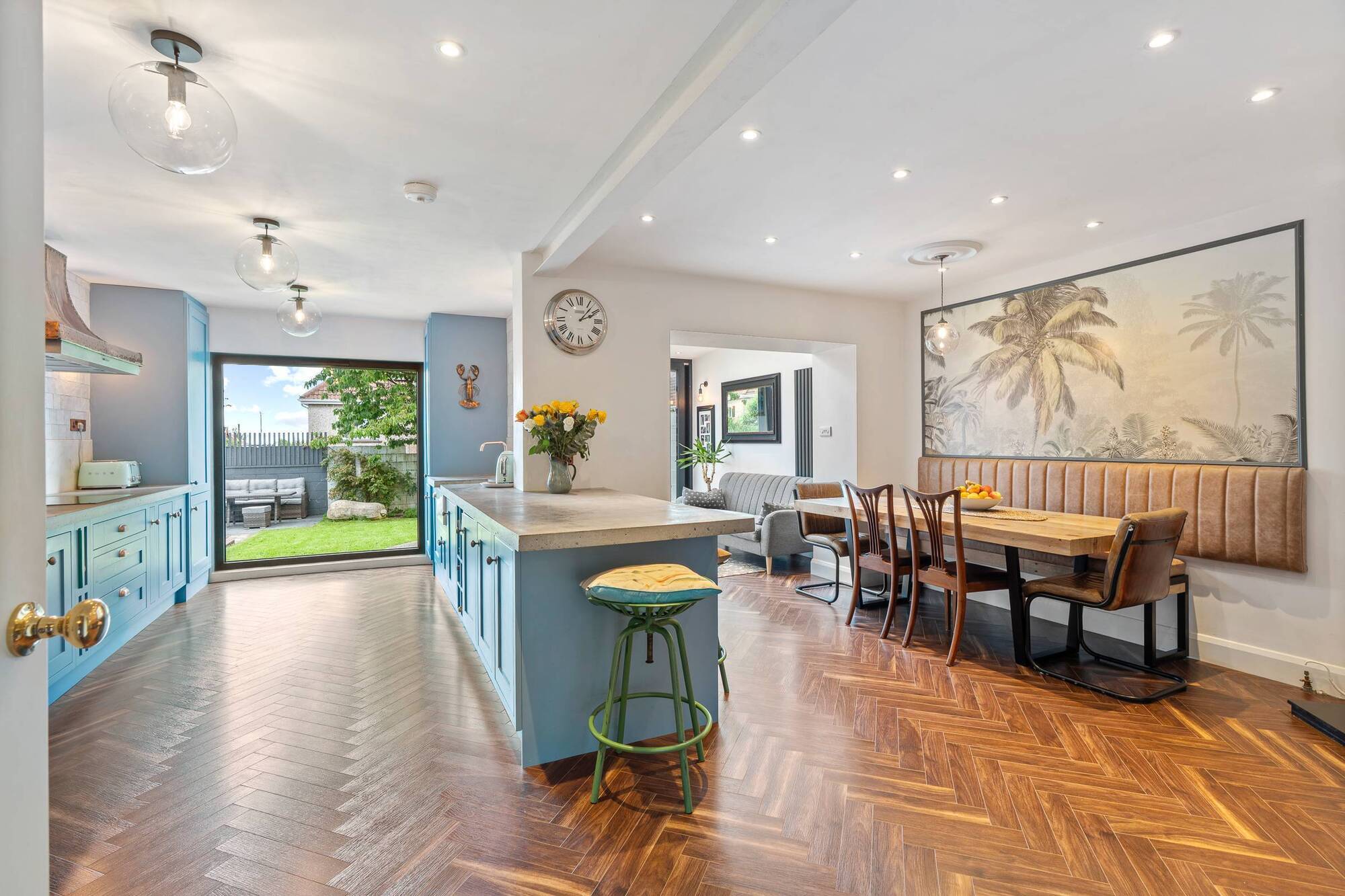 Attention-grabbing picture window in the kitchen at 144 West Avenue, Park Gate, Frankfield