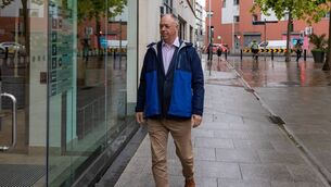 <p>Defence Forces Tribunal witness Damien Traynor arriving at the tribunal today. Picture: Neil Michael.</p> <p>Defence Forces Tribunal witness Damien Traynor arriving at the tribunal today. Picture: Neil Michael.</p>