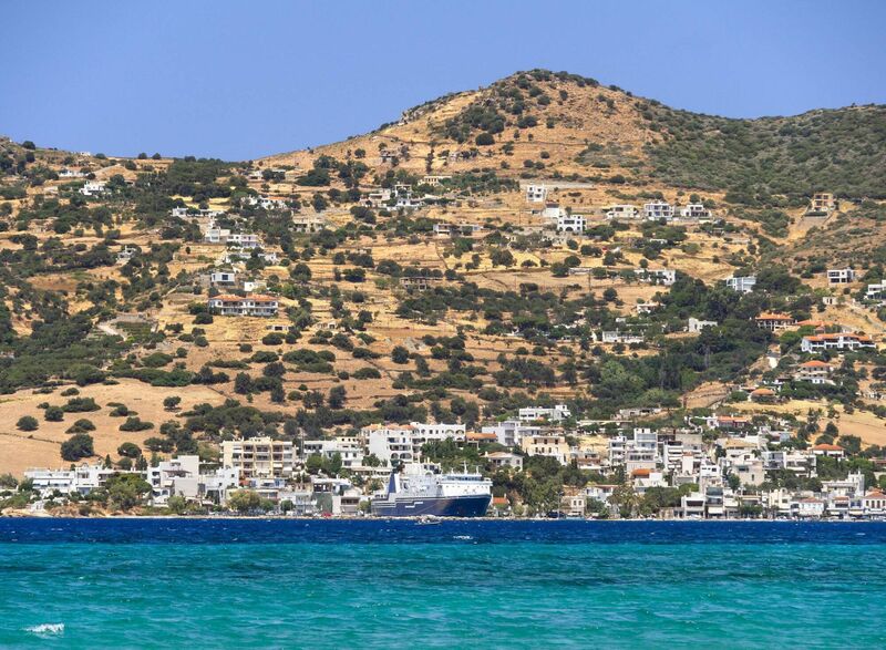 The town of Marmari, viewed from the Aegean The town of Marmari, viewed from the Aegean