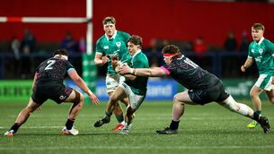 <p>RISING STARS: Christopher Barrett is one of eight players joining the Munster academy ahead of the 2026/27 season. Pic: ©INPHO/Tom O’Hanlon.</p>