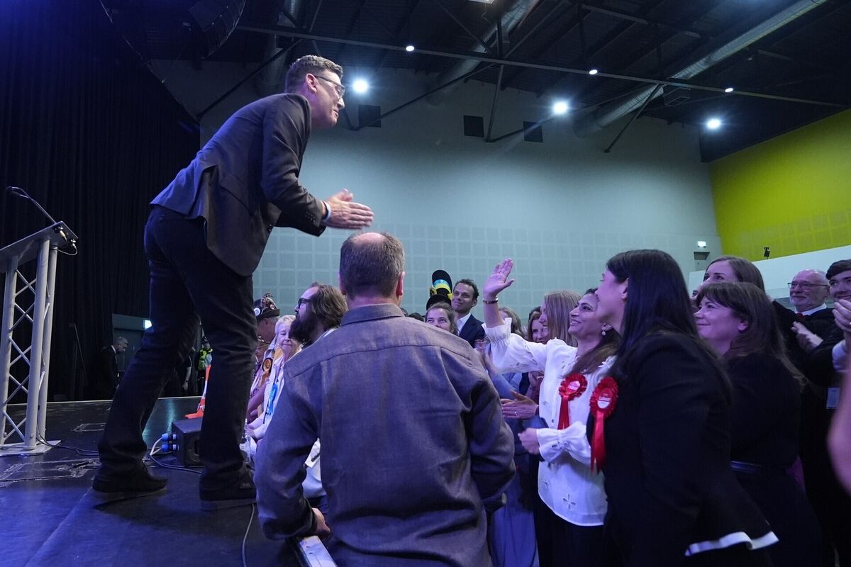 Labour's Andy Burnham speaking after being declared the winner of the Makerfield by-election early on Friday. Picture: Peter Byrne/PA Labour's Andy Burnham speaking after being declared the winner of the Makerfield by-election early on Friday. Picture: Peter Byrne/PA