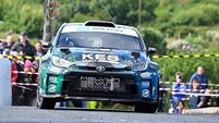 Kris Meeke shows his class to lead Donegal International Rally