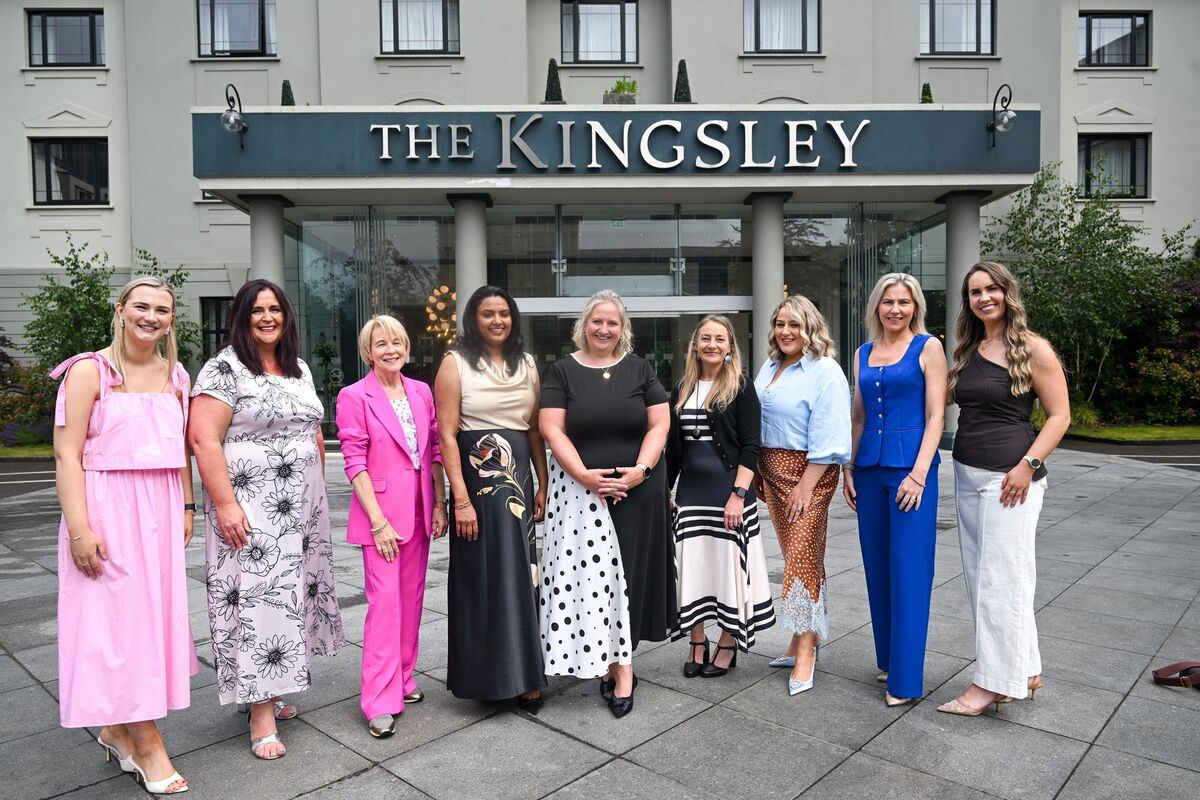Nia Welli, Margo Noonan, Finola Tobin, Wendy Matthews, Louise Tiernan, Michelle Clancy, Ellen Sheehan, Sinead Dorgan, and Catherine O’Brien at The Kingsley Hotel, Cork, to mark the 25th anniversary of the Cork Sexual Assault Trauma Unit. Picture: Chani Anderson Nia Welli, Margo Noonan, Finola Tobin, Wendy Matthews, Louise Tiernan, Michelle Clancy, Ellen Sheehan, Sinead Dorgan, and Catherine O’Brien at The Kingsley Hotel, Cork, to mark the 25th anniversary of the Cork Sexual Assault Trauma Unit. Picture: Chani Anderson