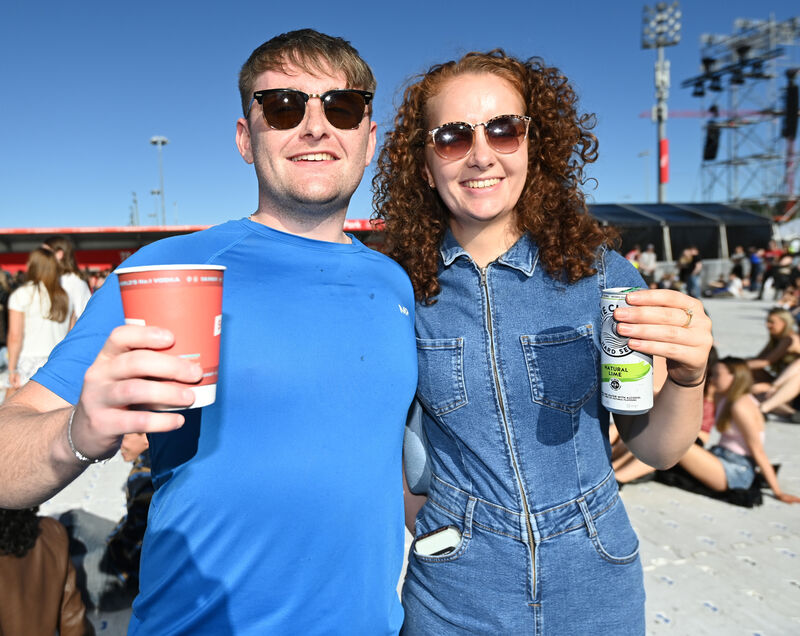 Sean Buckley, Carrigaline, and Clare Forbes, Enniskeane, were at Musgrave Park (Virgin Media Park) in Cork for Kodaline's farewell concert. Picture: Eddie O'Hare Sean Buckley, Carrigaline, and Clare Forbes, Enniskeane, were at Musgrave Park (Virgin Media Park) in Cork for Kodaline's farewell concert. Picture: Eddie O'Hare