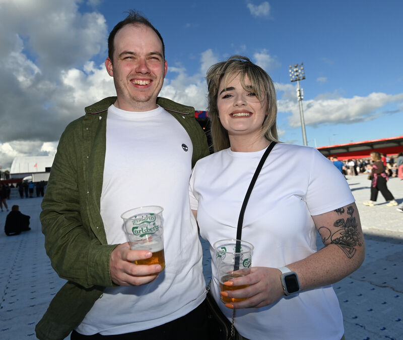 Thomas O'Sullivan, Blackrock, and Chloe Smith, Carrigaline, at Kodaline's concert at Musgrave Park. Picture: Eddie O'Hare Thomas O'Sullivan, Blackrock, and Chloe Smith, Carrigaline, at Kodaline's concert at Musgrave Park. Picture: Eddie O'Hare