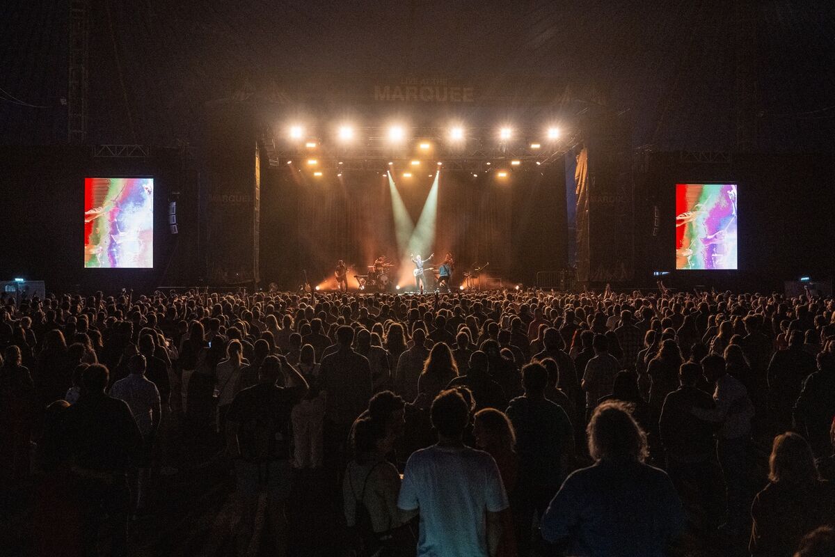 Bell X1 on stage at Live at the Marquee in Cork tonight, Friday. Picture: Chani Anderson