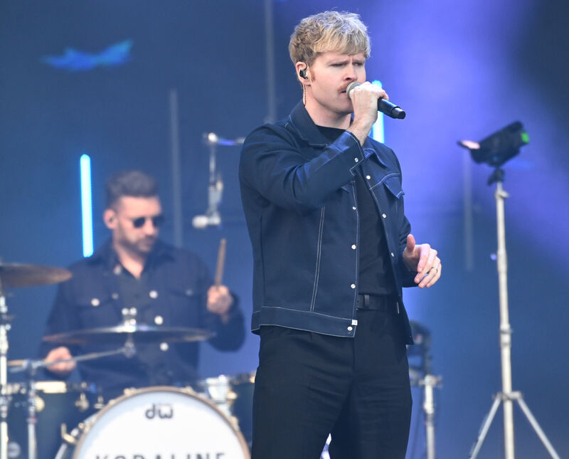 Steve Garrigan and Kodaline in concert at Musgrave Park (Virgin Media Park), Cork, on Friday night. Picture: Eddie O'Hare Steve Garrigan and Kodaline in concert at Musgrave Park (Virgin Media Park), Cork, on Friday night. Picture: Eddie O'Hare