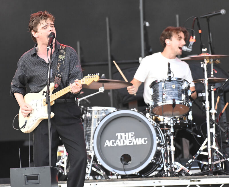The Academic's lead singer Craig Fitzgerald and drummer Dean Gavin playing support to Kodaline in concert at Musgrave Park (Virgin Media Park), Cork. Picture: Eddie O'Hare The Academic's lead singer Craig Fitzgerald and drummer Dean Gavin playing support to Kodaline in concert at Musgrave Park (Virgin Media Park), Cork. Picture: Eddie O'Hare