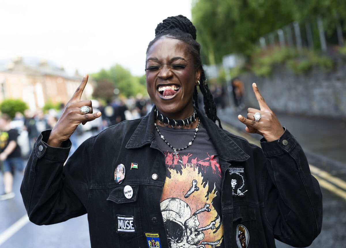 Princess Esezobor (Dublin) going to Metallica. Picture: Sam Boal/Collins Photos Princess Esezobor (Dublin) going to Metallica. Picture: Sam Boal/Collins Photos