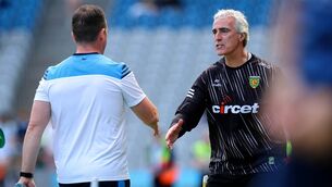 <p>Jim McGuinness on the extra-time period of Dublin's victory over Donegal: "It's not a game anymore, it's just chaos." Pic: ©INPHO/Ryan Byrne</p> <p>Jim McGuinness on the extra-time period of Dublin's victory over Donegal: "It's not a game anymore, it's just chaos." Pic: ©INPHO/Ryan Byrne</p>