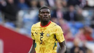 <p>Ghana's Thomas Partey. </p>