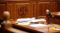 Balance sign in court