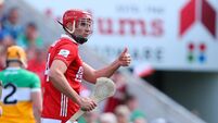 Brian Hayes with a thumbs up after scoring a goal 21/6/2026
