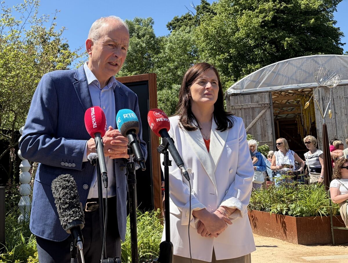 Micheál Martin and Catherine Ardagh at Bloom in Dublin last month. Ms Ardagh’s promotion ahead of TDs such as Aindrias Moynihan is one of the grievances aired by party members. Picture: PA
Micheál Martin and Catherine Ardagh at Bloom in Dublin last month. Ms Ardagh’s promotion ahead of TDs such as Aindrias Moynihan is one of the grievances aired by party members. Picture: PA