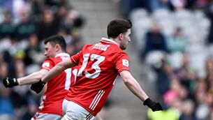 <p>BACK TO CROKER: Chris Óg Jones celebrates scoring a goal at Croke Park. Pic: Seb Daly/Sportsfile</p> <p>BACK TO CROKER: Chris Óg Jones celebrates scoring a goal at Croke Park. Pic: Seb Daly/Sportsfile</p>