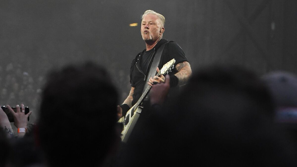 Metallica's James Hetfield at the Aviva Stadium. Picture: Moya Nolan Metallica's James Hetfield at the Aviva Stadium. Picture: Moya Nolan