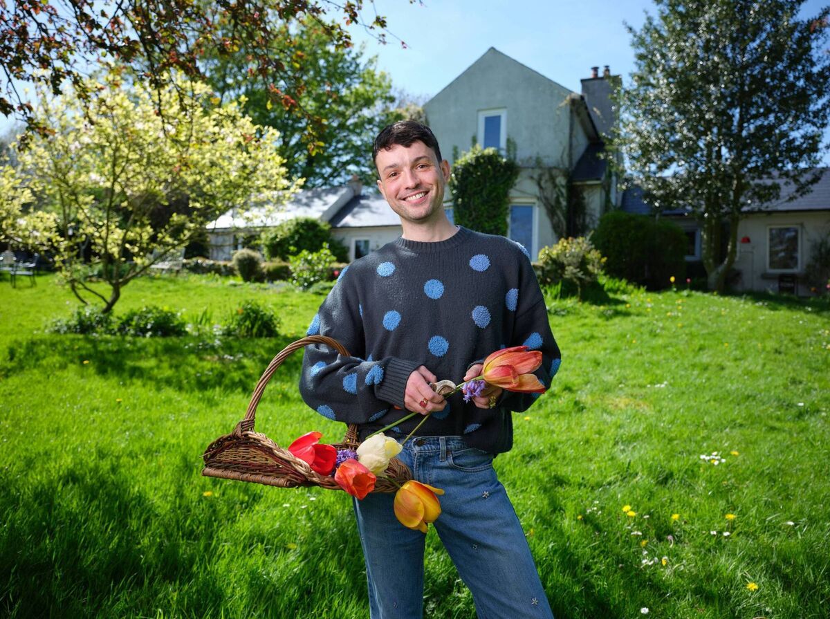 James loves spending time in nature and bringing pieces of the garden inside