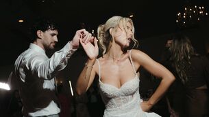 <p>Laura Nolan and Matthew MacNabb on their wedding day. Picture: Guilherme Resende & Edgar Camargo @guilhermertds</p> <p>Laura Nolan and Matthew MacNabb on their wedding day. Picture: Guilherme Resende & Edgar Camargo @guilhermertds</p>