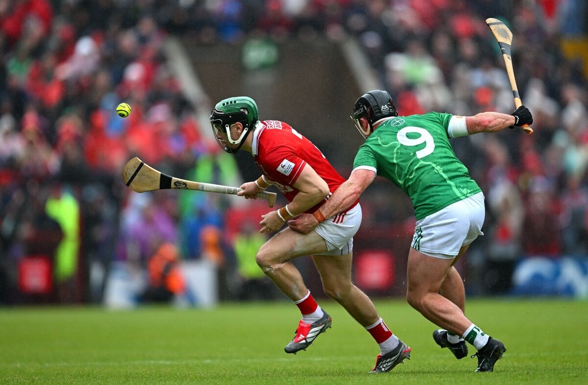 Cork's Mark Coleman in action against Limerick's Darragh O'Donovan during the Munster Senior Hurling final. Pic: Ray McManus/Sportsfile, Cork's Mark Coleman in action against Limerick's Darragh O'Donovan during the Munster Senior Hurling final. Pic: Ray McManus/Sportsfile,