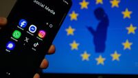 EUROPE-ILLUSTRATION-SOCIALMEDIA-REGULATION-EUFLAG