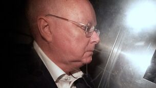 <p>Former SNP chief executive Peter Murrell leaving in a prison van from the High Court in Edinburgh, where he was jailed for five years and three months. Picture: Jane Barlow/PA</p>